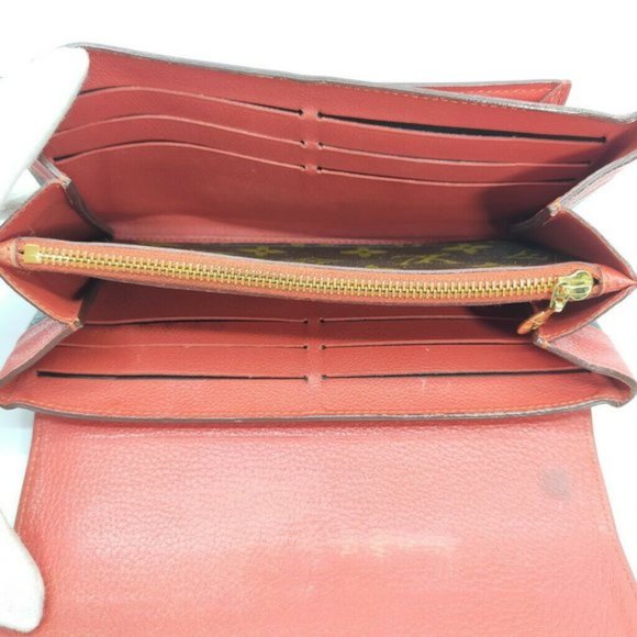 authentic Louis Vuitton LV Long Wallet Portefeuille Elise - Picture 9 of 15